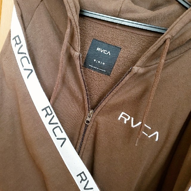 RVCA(ルーカ)のRVCAパーカー　スウェット　ブラウン メンズのトップス(パーカー)の商品写真