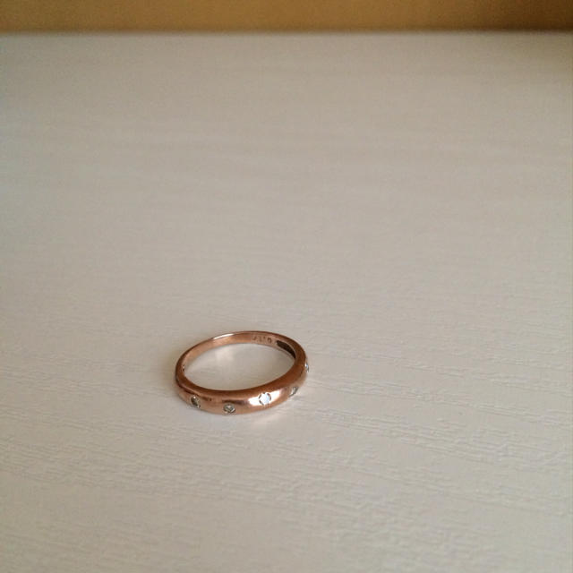 ノーブランド K10 ピンクGリング レディースのアクセサリー(リング(指輪))の商品写真