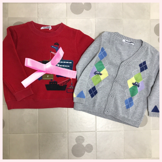 完成品 新品タグ付き これからの時期にはとても重宝致します familiar 1