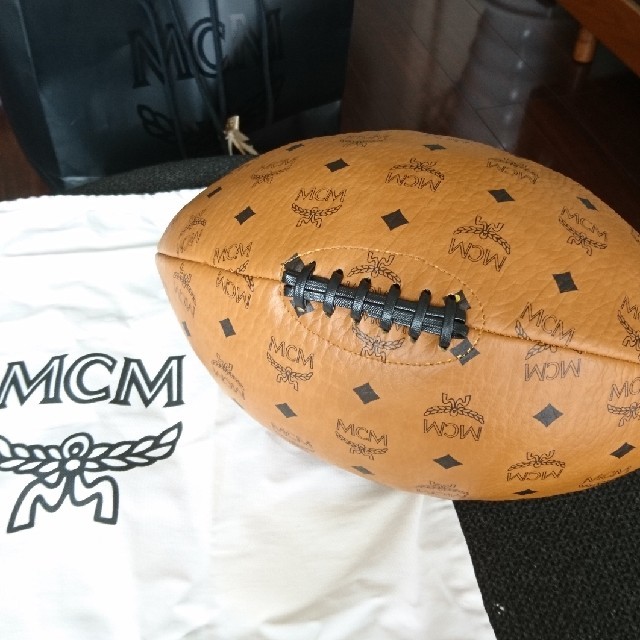 【未使用】MCM エムシーエム サッカーボール 袋 箱付き ボール乗せベルト