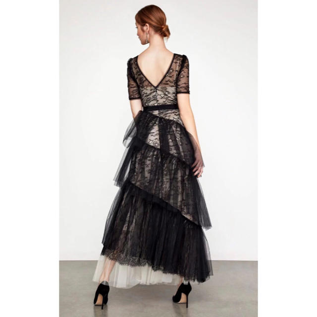 ❤️BCBG 2020新作 新品 黒白 ドレス 綺麗 - ロングドレス