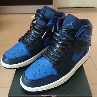 ナイキ(NIKE)のAir jordan1mid ObsidianGame Royal26.5cm(スニーカー)