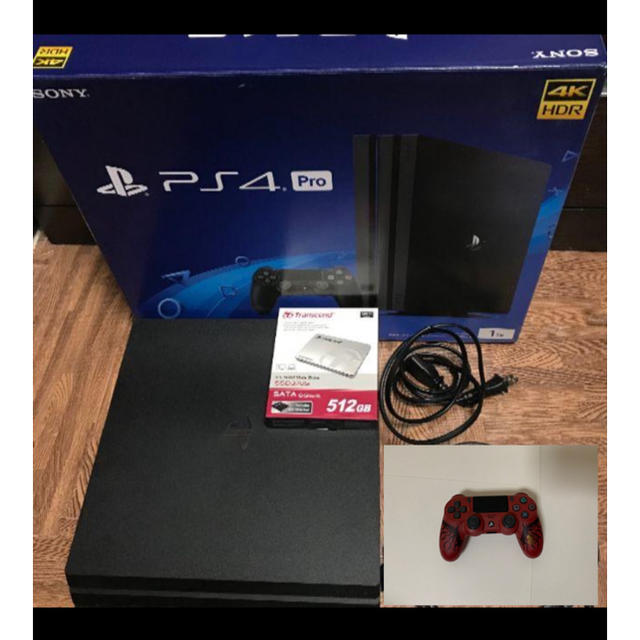 PS4 Pro SSD512GB換装済み