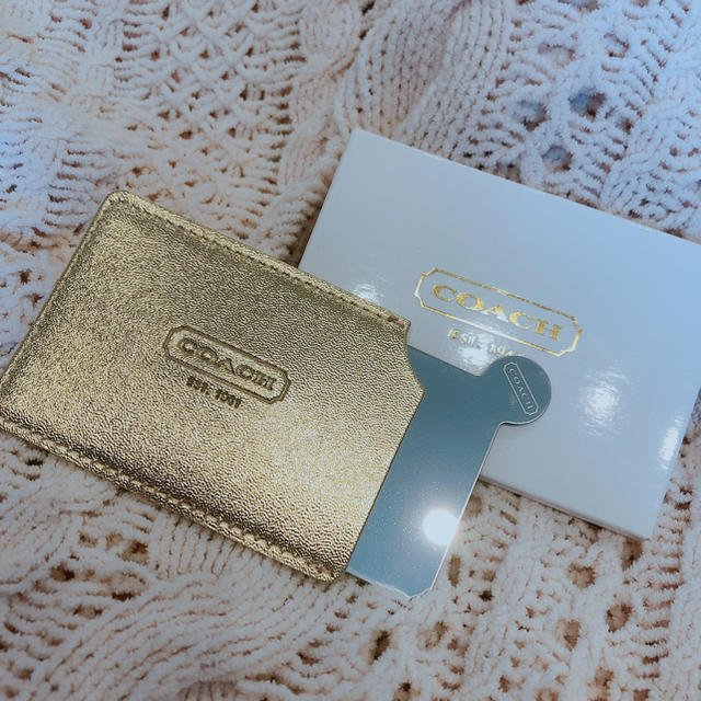 COACH(コーチ)のCOACH♡鏡＆ケース レディースのファッション小物(名刺入れ/定期入れ)の商品写真