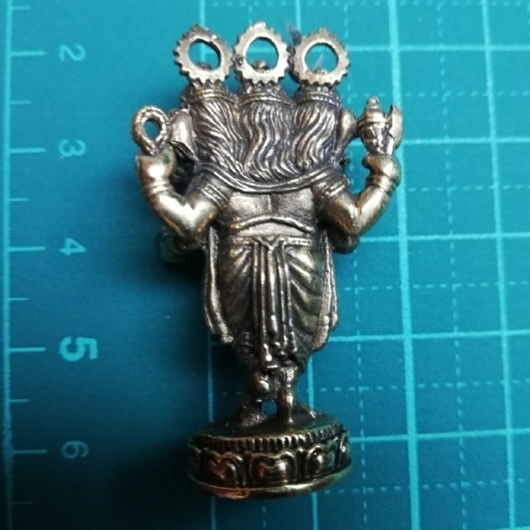 神様ミニメタル仏像 ガネーシャ 6 ゴールドカラー エンタメ/ホビーの美術品/アンティーク(彫刻/オブジェ)の商品写真