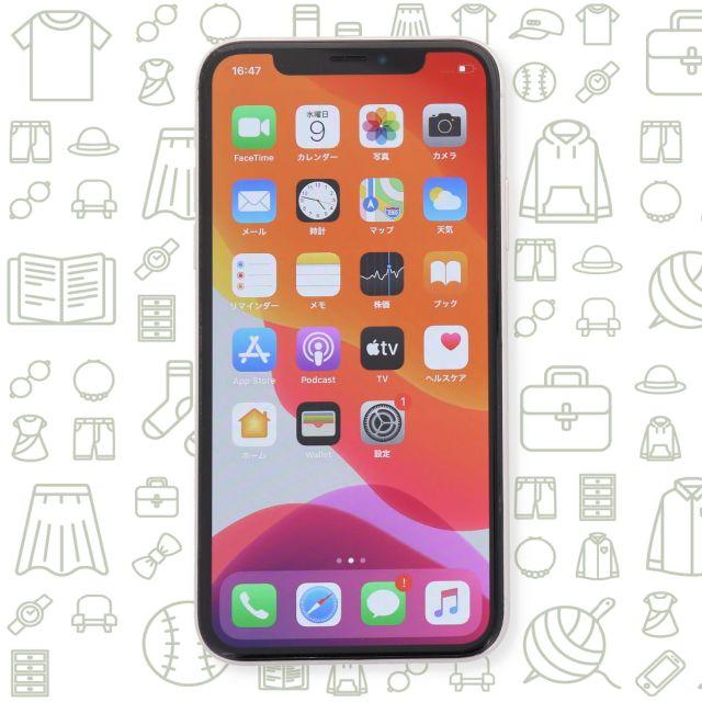 iPhone(アイフォーン)の【C】iPhoneX/256/SIMフリー スマホ/家電/カメラのスマートフォン/携帯電話(スマートフォン本体)の商品写真