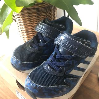 アディダス(adidas)のアディダススニーカー17㎝★ブルー　サッカーシューズ(スニーカー)