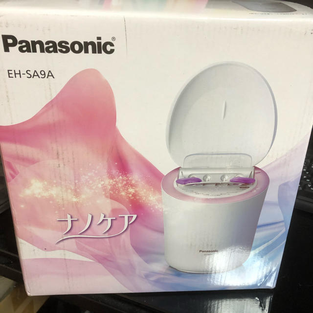 Panasonic(パナソニック)のパナソニック スチーマー ナノケア W温冷エステタイプ ピンク調 EH-SA9A スマホ/家電/カメラの美容/健康(フェイスケア/美顔器)の商品写真