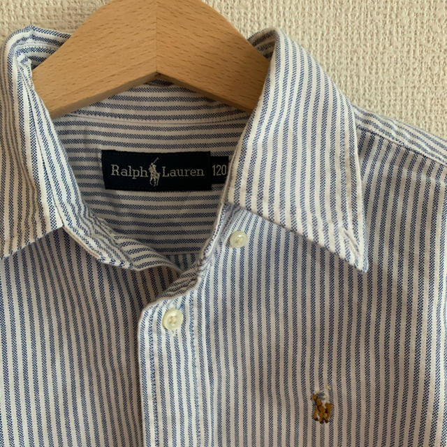 Ralph Lauren(ラルフローレン)のラルフローレン　シャツ　120 ストライプ キッズ/ベビー/マタニティのキッズ服男の子用(90cm~)(ブラウス)の商品写真