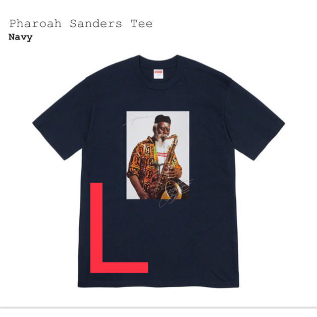 supreme pharoah sanders tee ネイビーL