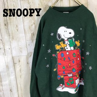 スヌーピー(SNOOPY)のSNOOPY スヌーピー スウェット トレーナー ビッグプリント USA製(スウェット)