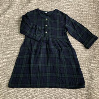 ムジルシリョウヒン(MUJI (無印良品))のワンピース　cotton100 サイズ130(ワンピース)