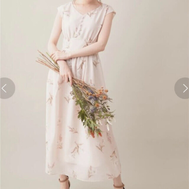 BE RADIANCE シアーフラワープリントワンピース-eastgate.mk
