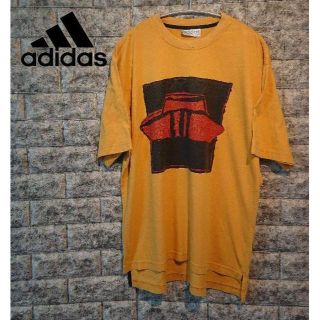 アディダス(adidas)のadidas アディダス ヴィンテージ Tシャツ イエロー(Tシャツ/カットソー(半袖/袖なし))