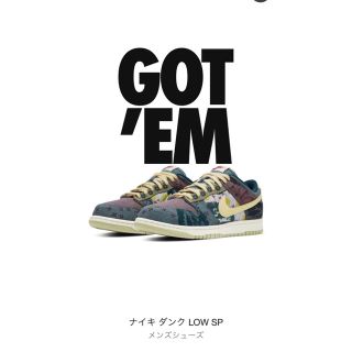 ナイキ(NIKE)のNike sb dunk low community garden(スニーカー)