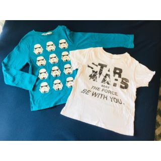 エイチアンドエム(H&M)の★スターウォーズ★ロングT-shirt とT-shirt 110cm(Tシャツ/カットソー)