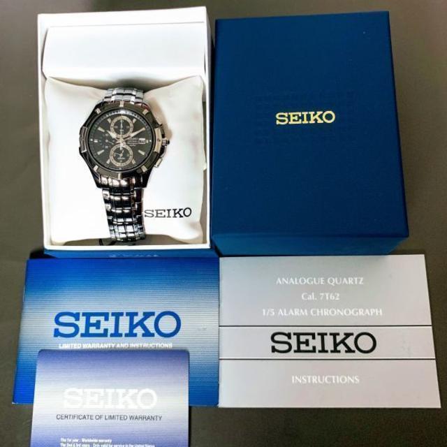 【新品】セイコー上級コーチュラ★SEIKO クロノグラフ 腕時計 メンズ 海外版