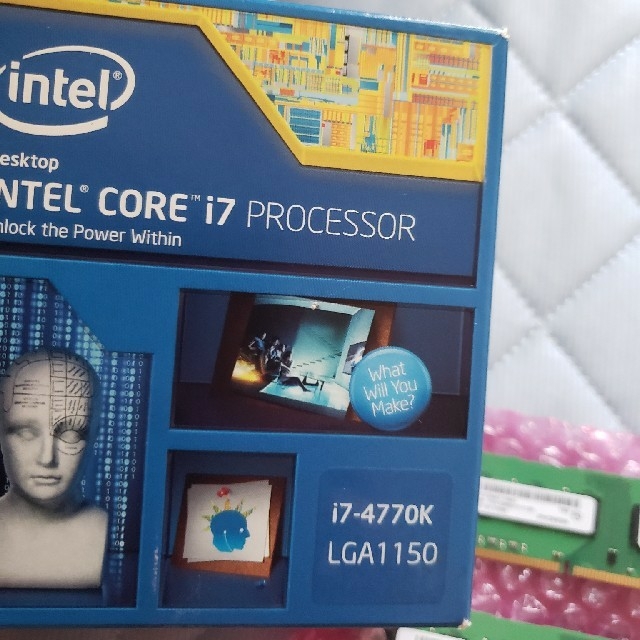 Intel Core i7 4770k + DDR3 8GB(4×3)スマホ/家電/カメラ