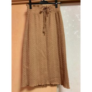 ダブルクローゼット(w closet)のwcloset ニットロングスカート(ロングスカート)