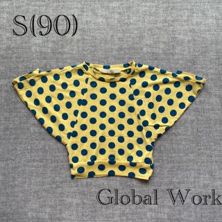 グローバルワーク(GLOBAL WORK)のグローバルワーク☆水玉ドットトップス☆Sサイズ(Tシャツ/カットソー)