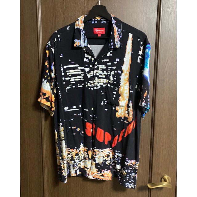 超人気新品 Supreme Rayon City Lights Rayon S/S City Shirt spring S