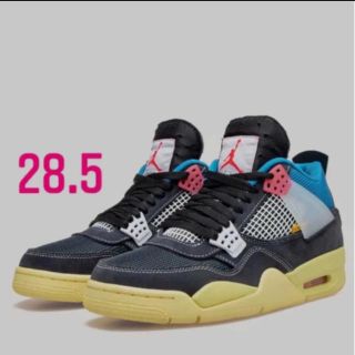 ナイキ(NIKE)のUNION  NIKE AIR JORDAN 4 "OFF NOIR" 28.5(スニーカー)