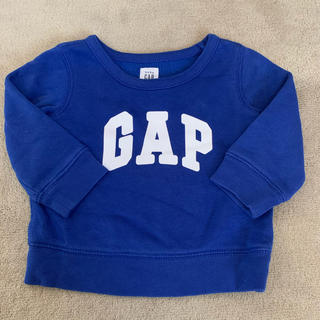 ベビーギャップ(babyGAP)のGAP トレーナー 80 70 ベビー　青ブルー　裏起毛　暖か　キッズ　長袖(トレーナー)