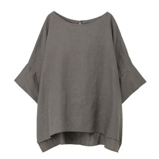 ムジルシリョウヒン(MUJI (無印良品))の美品　無印良品　ONE ALL リネン ブラウス(シャツ/ブラウス(半袖/袖なし))