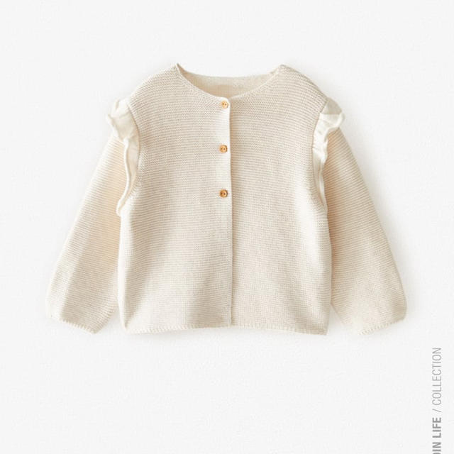 ZARA KIDS(ザラキッズ)のザラキッズ ⋆ニット カーディガン キッズ/ベビー/マタニティのベビー服(~85cm)(カーディガン/ボレロ)の商品写真