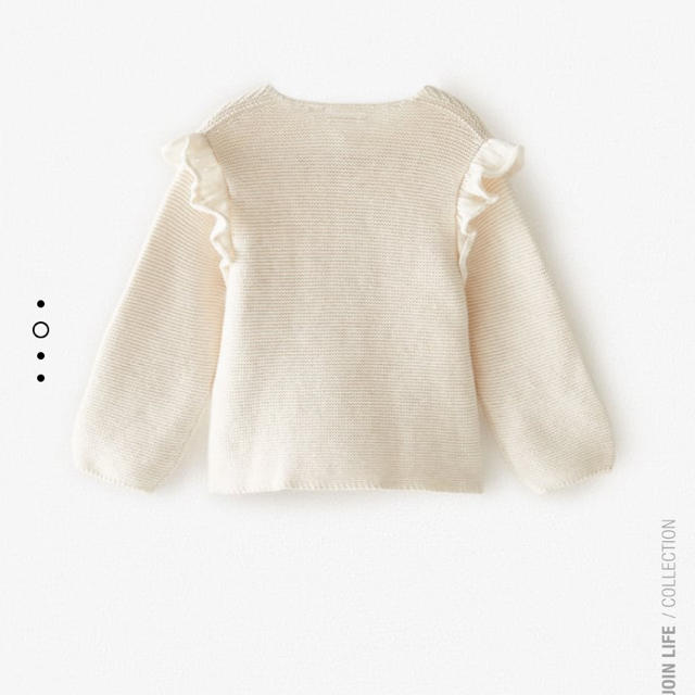 ZARA KIDS(ザラキッズ)のザラキッズ ⋆ニット カーディガン キッズ/ベビー/マタニティのベビー服(~85cm)(カーディガン/ボレロ)の商品写真