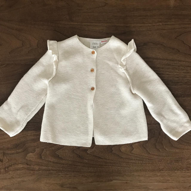 ZARA KIDS(ザラキッズ)のザラキッズ ⋆ニット カーディガン キッズ/ベビー/マタニティのベビー服(~85cm)(カーディガン/ボレロ)の商品写真