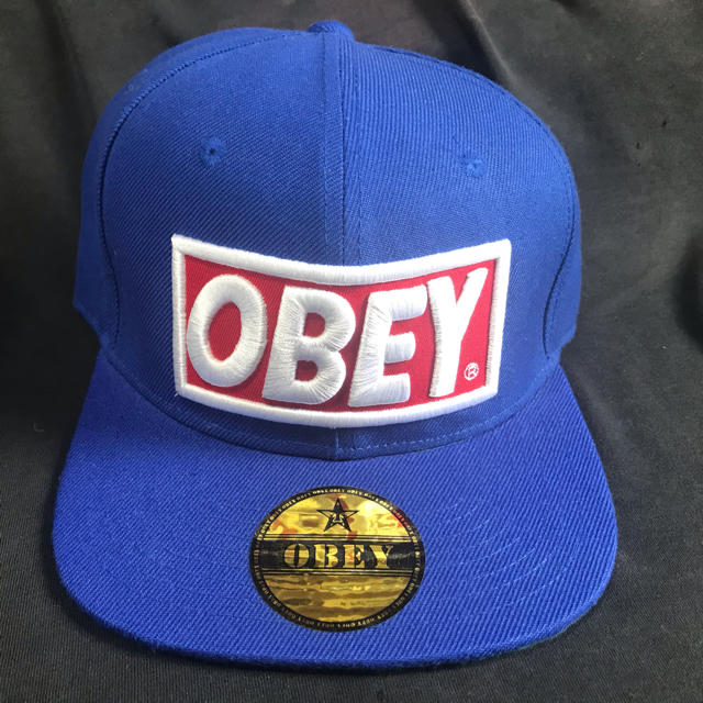 OBEY(オベイ)の未使用品　OBEY キャップ　スナップバック メンズの帽子(キャップ)の商品写真