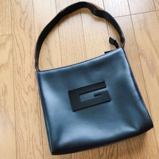 グッチ(Gucci)のグッチ　ハンドバッグ　黒　オールドグッチ　アンティーク (ハンドバッグ)