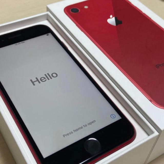 【超美品】箱･備品完備 iPhone8 プロダクトレッド