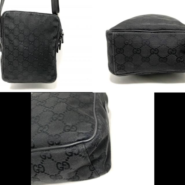Gucci - グッチ ショルダーバッグ GG柄 03136 黒の通販 by ブラン ... グッチ ショルダーバッグ GG柄 03136 黒