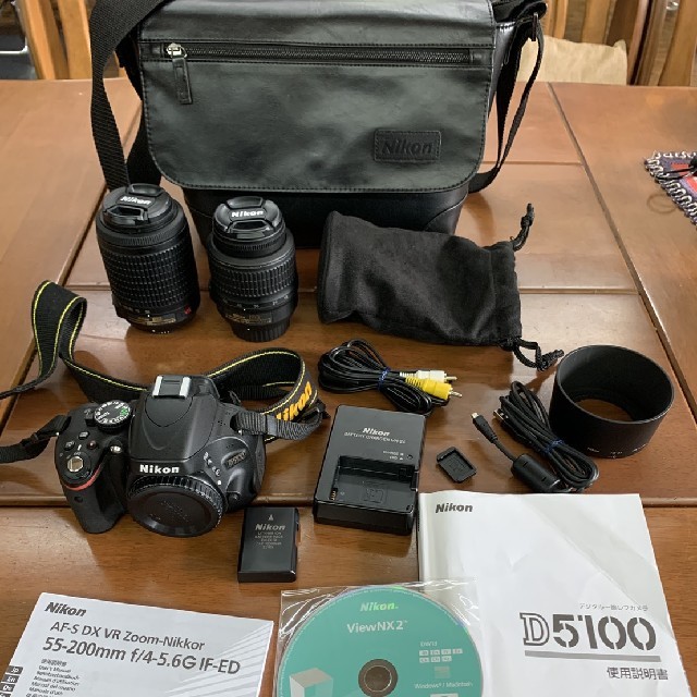 最終値下げ！！超お買い得！Nikon D5100 Wズームキット一眼