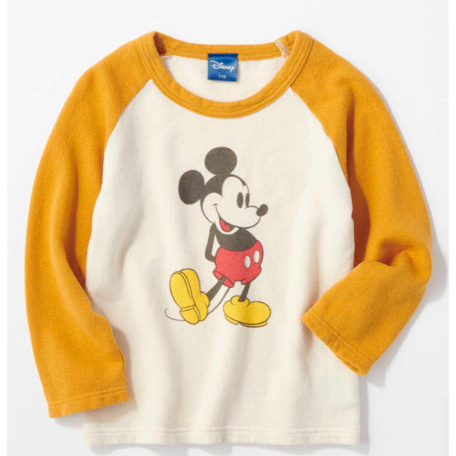 MickeyラグランT（新品.未使用） キッズ/ベビー/マタニティのキッズ服男の子用(90cm~)(Tシャツ/カットソー)の商品写真