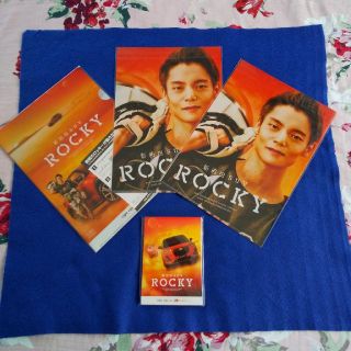 ダイハツ(ダイハツ)のダイハツROCKY窪田正孝クリアファイル３枚とソニポンのパラパラ漫画メモ帳(男性タレント)