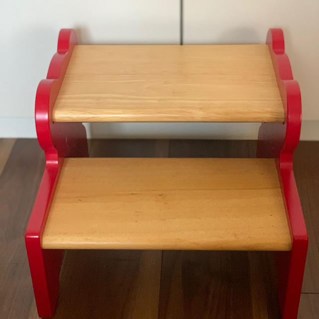 ミキハウス MIKIHOUSE 木製ベンチ 非売品 稀少品-