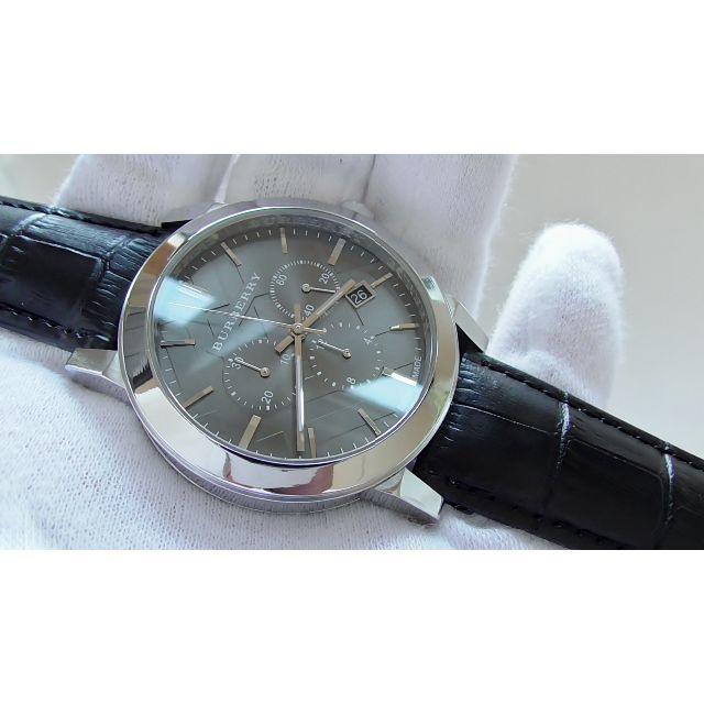 BURBERRY バーバリークロノ 男性用 クオーツ腕時計 電池新品 Ｂ2541 腕時計(アナログ)