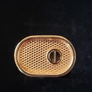 ダンヒル(Dunhill)の10：ダンヒル ゴールド 楕円 カフス 片方のみ(カフリンクス)