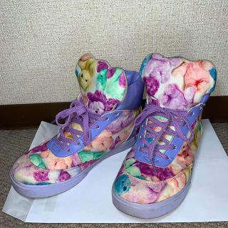 ミルク(MILK)のMILK LOVE BEAR SNEAKER パープル(スニーカー)