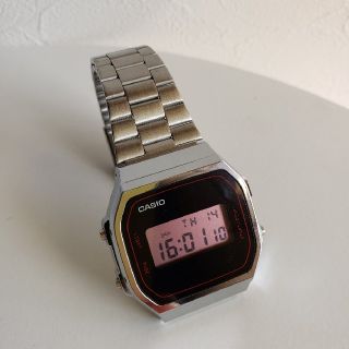 CASIO カシオ デジタル腕時計 A168 シルバー(腕時計(デジタル))