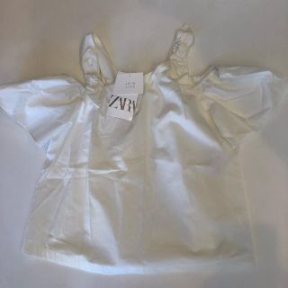 ザラキッズ(ZARA KIDS)のザラ　ZARA サイズ152cm 11-12肩開きブラウス新品(ブラウス)