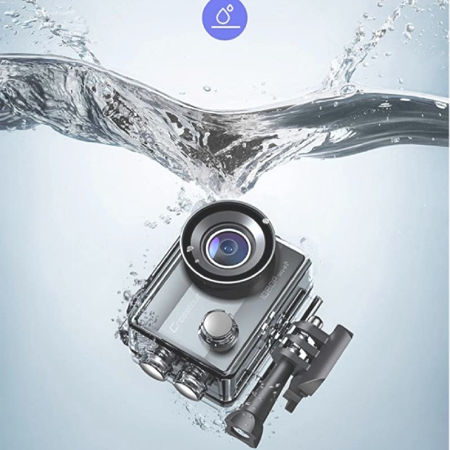 アクションカメラ Wi-Fi搭載 高画質 水中カメラ ループ録画 防水 2