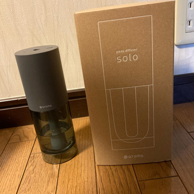 @aroma - 【新品未開封、値下げ】アットアロマ ピエゾディフューザーsolo グレーの通販 by awsiitchs's shop