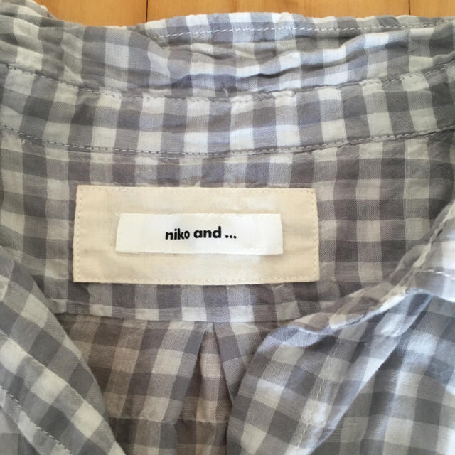 niko and...(ニコアンド)のギンガムチェックシャツ レディースのトップス(シャツ/ブラウス(長袖/七分))の商品写真