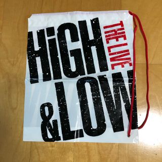 エグザイル トライブ(EXILE TRIBE)のLDH High&low グッズ　ビニールバッグ　新品(ミュージシャン)