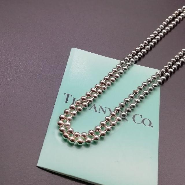 希少 美品 ティファニー ロング ボール チェーン ネックレス LI32 | フリマアプリ ラクマ