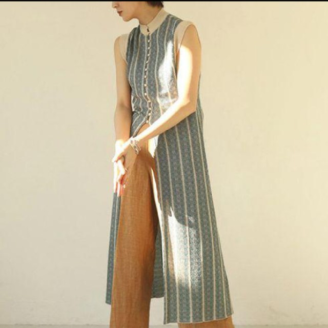 TODAYFUL(トゥデイフル)のTODAYFUL Jacquard Knit Dress レディースのワンピース(ロングワンピース/マキシワンピース)の商品写真